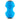 A blue collapsible water bottle expands in a studio setting with a white background.