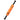 An orange and black safety stick activates lights or sirens in outdoor environment