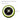 A circular object with a black center and green and white border, displaying text and a logo.