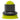Triggerpoint massage ball rotates on a yellow base in a fitness setting
