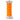 A cylindrical container with orange pills inside resting on a clear plastic stand